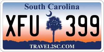 SC license plate XFU399