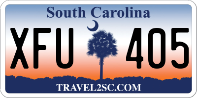 SC license plate XFU405