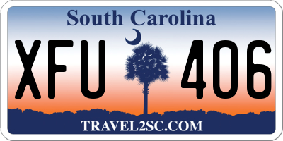 SC license plate XFU406