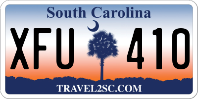 SC license plate XFU410