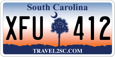 SC license plate XFU412