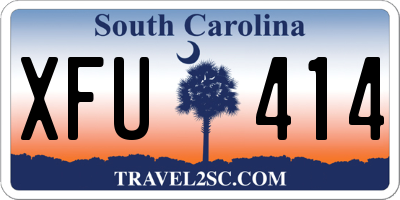 SC license plate XFU414
