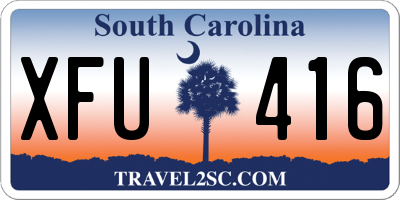 SC license plate XFU416