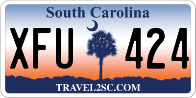 SC license plate XFU424