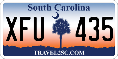 SC license plate XFU435