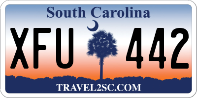 SC license plate XFU442