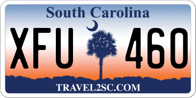 SC license plate XFU460