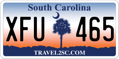 SC license plate XFU465