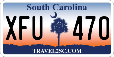 SC license plate XFU470