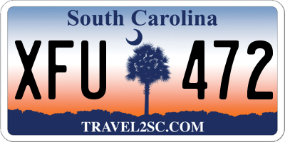SC license plate XFU472
