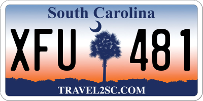 SC license plate XFU481