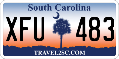 SC license plate XFU483
