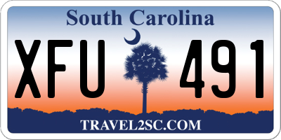SC license plate XFU491