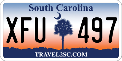 SC license plate XFU497