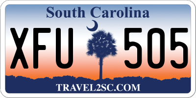 SC license plate XFU505