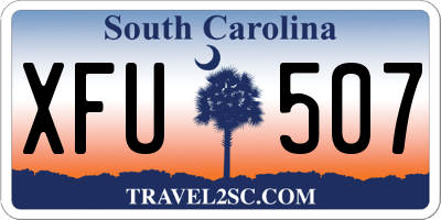 SC license plate XFU507