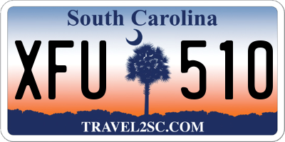 SC license plate XFU510