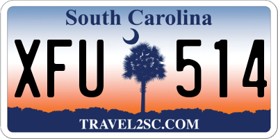 SC license plate XFU514