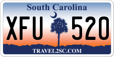 SC license plate XFU520