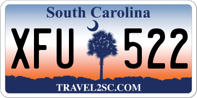 SC license plate XFU522