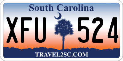 SC license plate XFU524