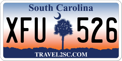 SC license plate XFU526