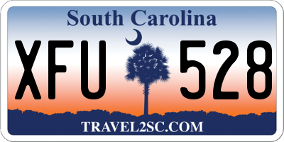 SC license plate XFU528