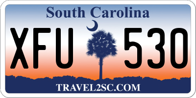 SC license plate XFU530