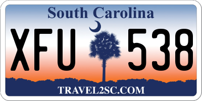SC license plate XFU538