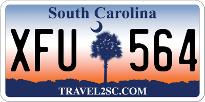 SC license plate XFU564