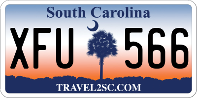 SC license plate XFU566