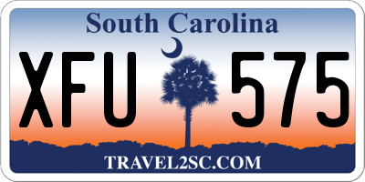SC license plate XFU575