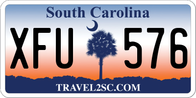 SC license plate XFU576