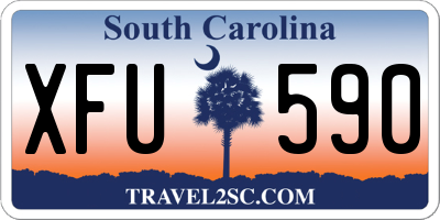 SC license plate XFU590