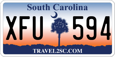 SC license plate XFU594