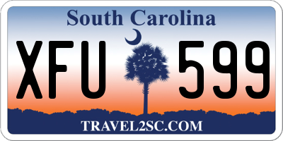 SC license plate XFU599
