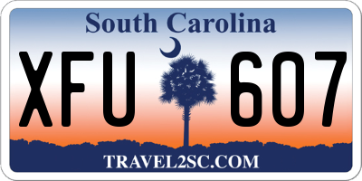 SC license plate XFU607