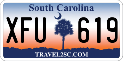 SC license plate XFU619