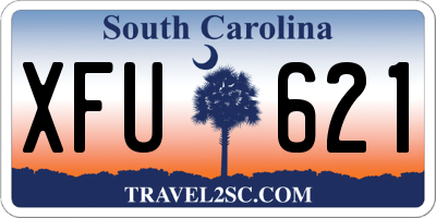 SC license plate XFU621