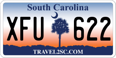 SC license plate XFU622
