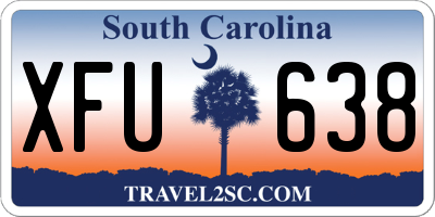 SC license plate XFU638