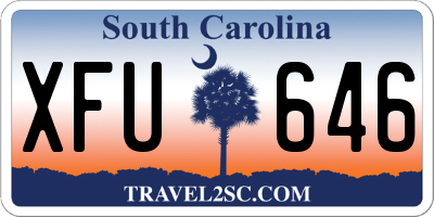 SC license plate XFU646