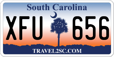 SC license plate XFU656