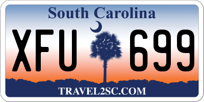 SC license plate XFU699