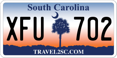 SC license plate XFU702