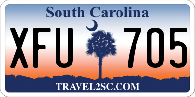 SC license plate XFU705