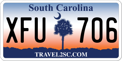 SC license plate XFU706