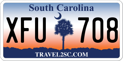 SC license plate XFU708