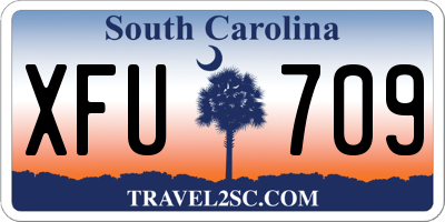 SC license plate XFU709