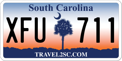 SC license plate XFU711